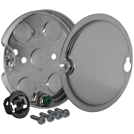 Southwire 4 In. W. 8 Cu. In. Round Ceiling Fan Box 56112-UPC